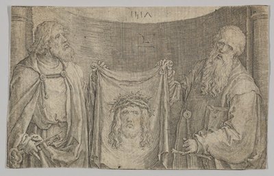 Sts. Peter og Paul med Vernicle, 1517. af Lucas van Leyden