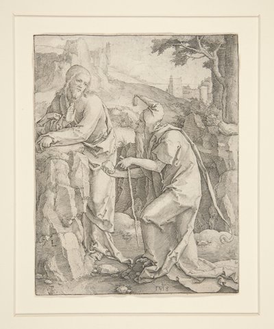 Kristi fristelse af Lucas van Leyden