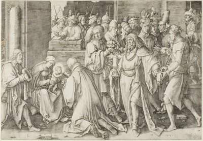 Magiernes tilbedelse af Lucas van Leyden