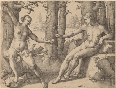 Menneskets Fald af Lucas van Leyden