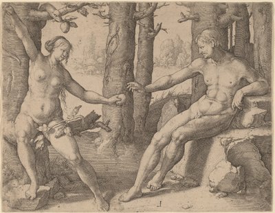 Menneskets Fald af Lucas van Leyden