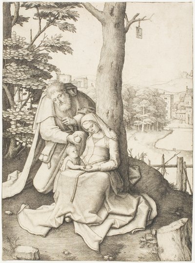 Den hellige familie af Lucas van Leyden