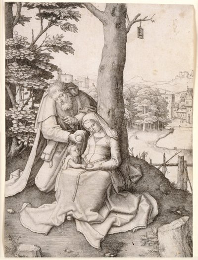 Den hellige familie af Lucas van Leyden