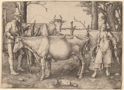 Mælkepigen af Lucas van Leyden