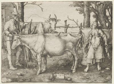 Mælkepigen af Lucas van Leyden