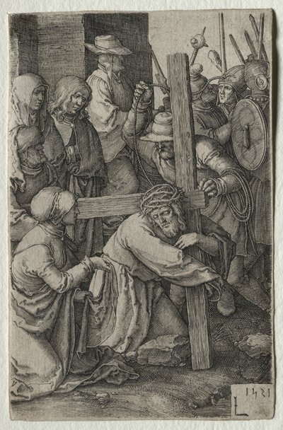 Lidenskaben: Kristus bærer korset af Lucas van Leyden