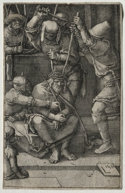 Lidenskaben: Kristus kronet med torne af Lucas van Leyden