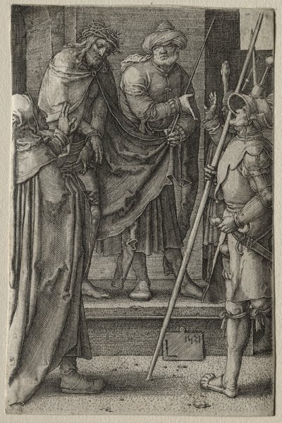 Lidenskaben: Kristus præsenteret for folket af Lucas van Leyden