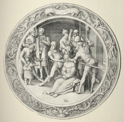The Round Passion: Ecce Homo, 1509. af Lucas van Leyden