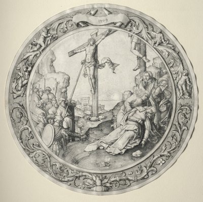 The Round Passion: The Crucifixion, 1509. af Lucas van Leyden