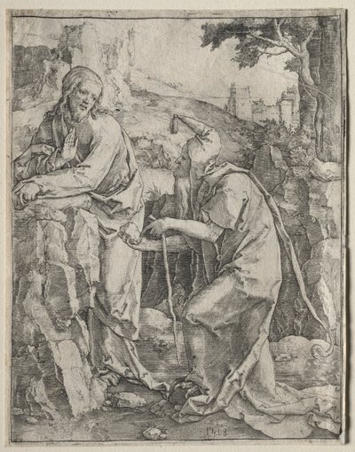 Kristi fristelse af Lucas van Leyden