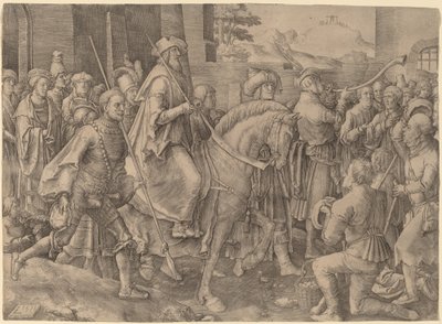 Mordokajs triumf af Lucas van Leyden