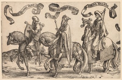 Israels tolv konger: David, Salomon, Rehabeam af Lucas van Leyden