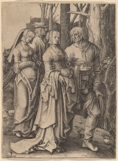 De to par i skoven af Lucas van Leyden