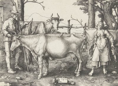 Mælkepigen af Lucas van Leyden