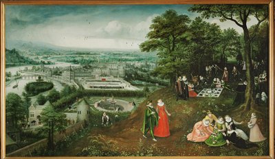 Forårslandskab af Lucas van Valckenborch