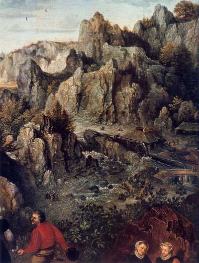 Landsfesten, detalje, 1576. af Lucas van Valckenborch