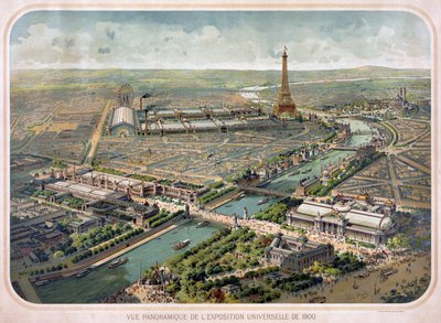 Panoramabillede af verdensudstillingen i 1900. af Lucien Baylac