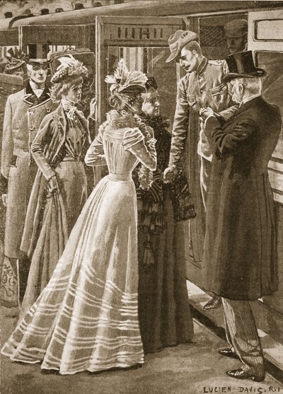 Tilbage fra krigen: en C.I.V. invalideret hjem, illustration fra 