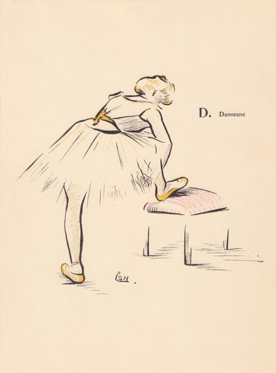 D. Danser af Lucien L. (active 1904) Henreaux