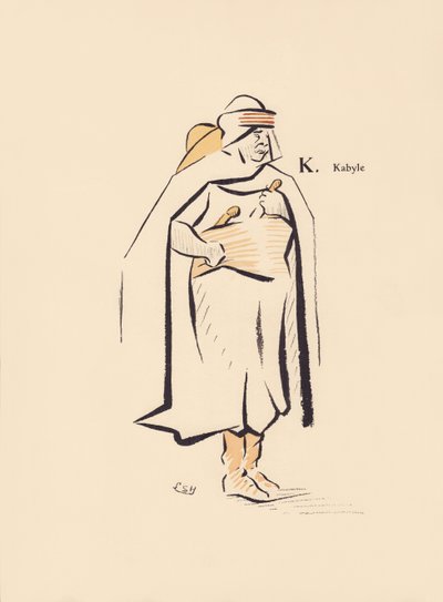 K. Kabyle af Lucien L. (active 1904) Henreaux