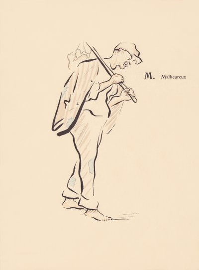 Hr. ulykkelig af Lucien L. (active 1904) Henreaux