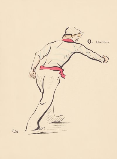Q. Stridsmand af Lucien L. (active 1904) Henreaux