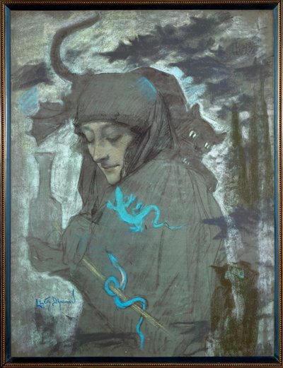 Troldkvinden af Lucien Levy-Dhurmer