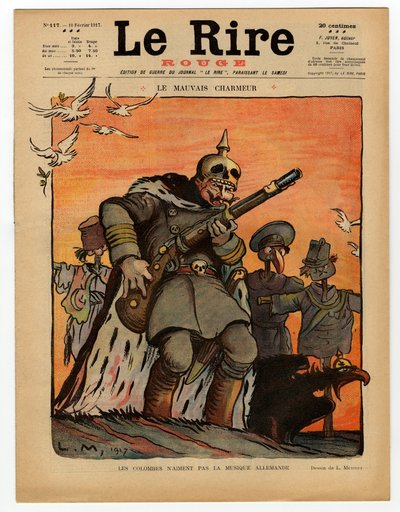 Cover af "Le Rire rouge", Satirisk i farver af Lucien Metivet