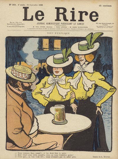 Illustration til Le Rire af Lucien Metivet