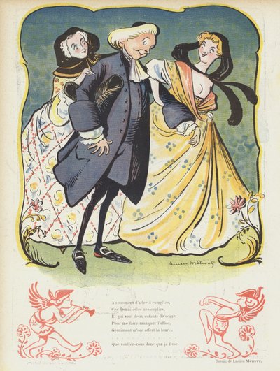 Illustration til Le Rire af Lucien Metivet