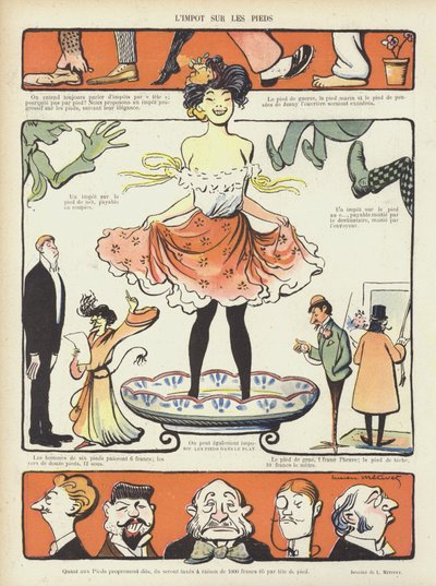 Illustration til Le Rire af Lucien Metivet