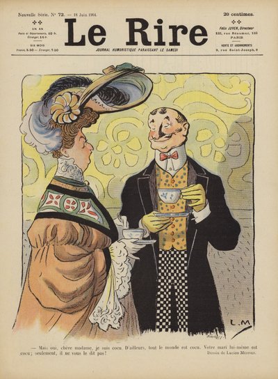 Illustration til Le Rire af Lucien Metivet