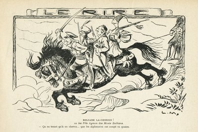 Illustration i latter af Lucien Metivet