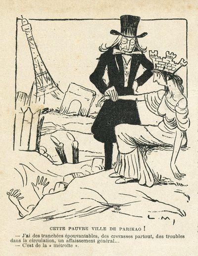 Illustration i Le Rire af Lucien Metivet