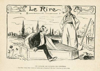Illustration i Le Rire af Lucien Metivet