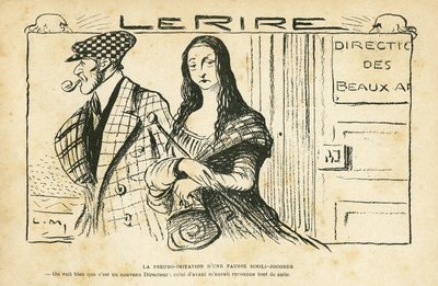 Illustration i Le Rire af Lucien Metivet