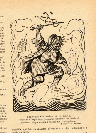 Le Rire rouge, satirisk i sort/hvid af Lucien Metivet