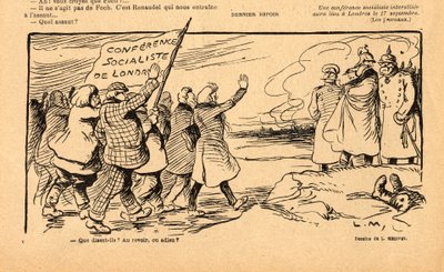 Le Rire rouge, satirisk i sort/hvid af Lucien Metivet