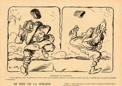 Le Rire rouge, satirisk i sort/hvid af Lucien Metivet