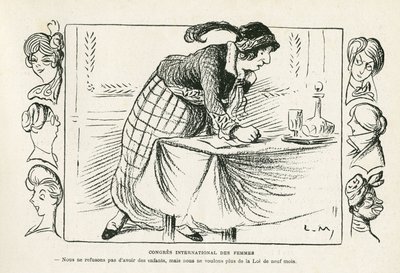 illustration i Le Rire af Lucien Metivet