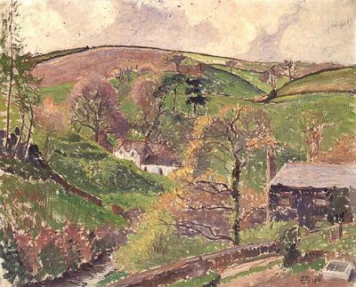 Blackpool Valley af Lucien Pissarro