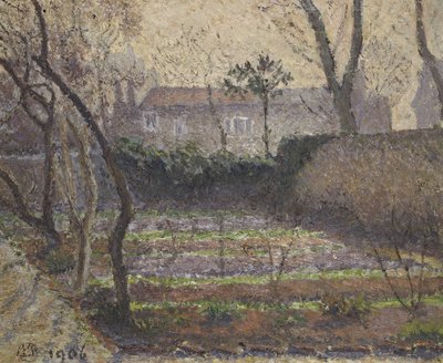 Hoar Frost, Chiswick, 1906 af Lucien Pissarro