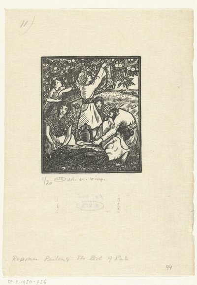 Hvilende samlere af Lucien Pissarro