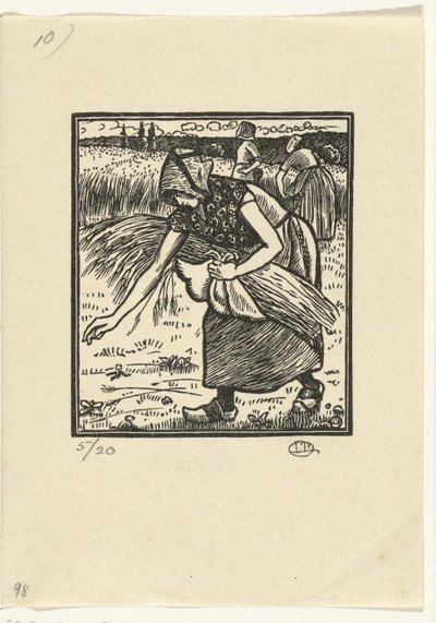 Ruth samler ører af Lucien Pissarro