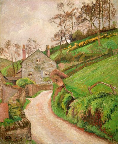 Vildtholderens hus eller Gartnerens hytte af Lucien Pissarro