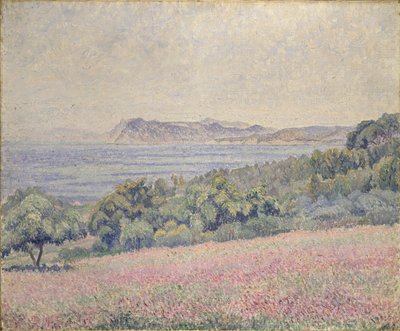 Thistles, Le Brusq, 1925 af Lucien Pissarro