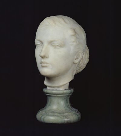 Leder af Jane Poupelet (1878-1932) 1897 (marmor) af Lucien Schnegg