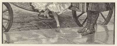 Illustration til The School for Scandal (chromolitho) af Lucius Rossi
