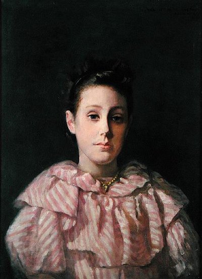 Portræt af en ung pige af Lucius Wolcott Hitchcock